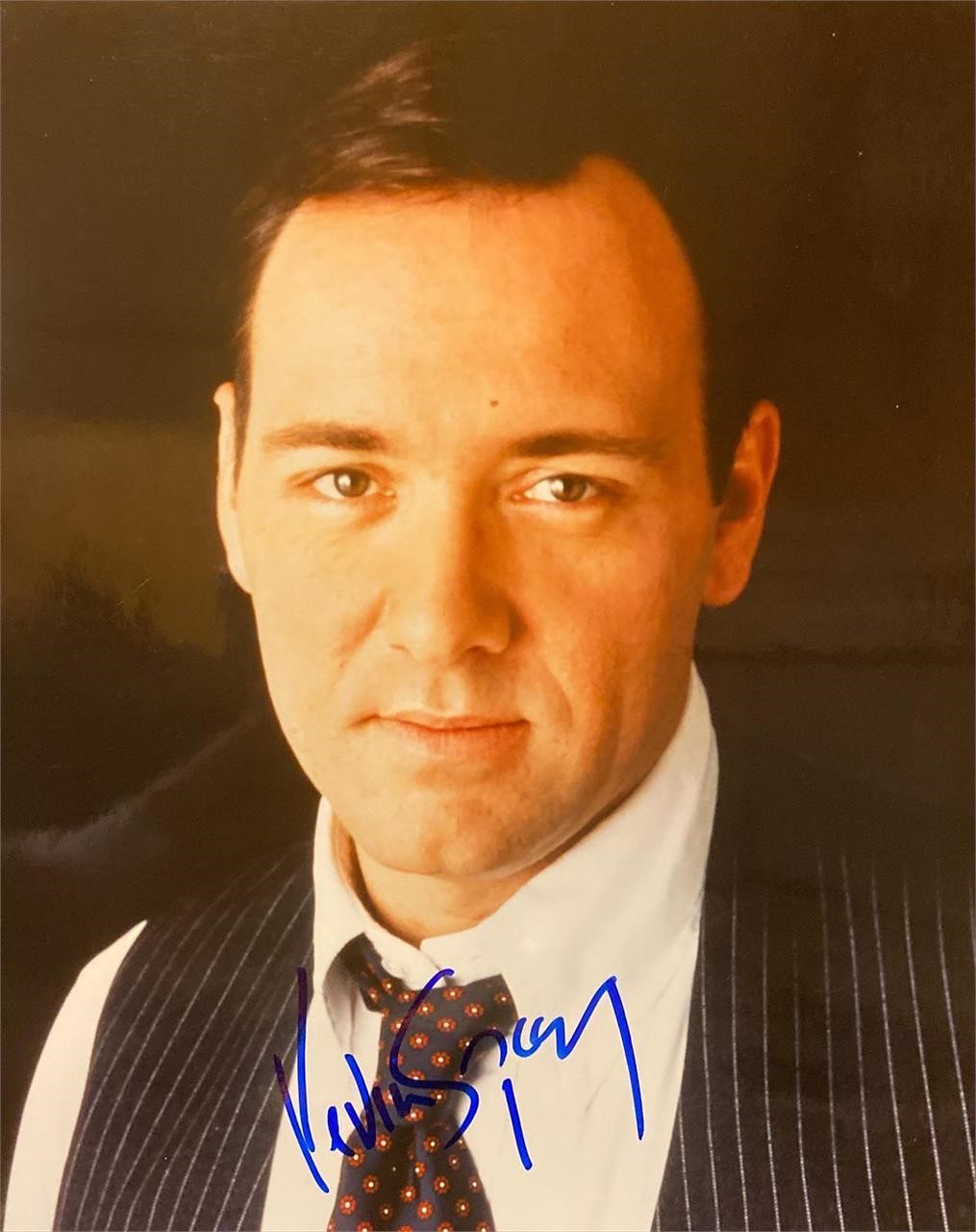 Kevin Spacey signed photo