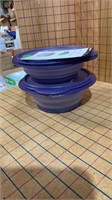 Two new collapsible bowl, Tupperware containers