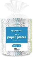 Amazon Basics Ultra Paper Plates  9 Inch
