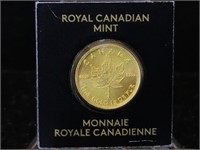 9999 Fine Gold Royal Canadian Mint Coin 
1g