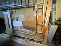 Stack of Lumber, Flooring, Plastic Deer Block