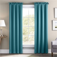 Blackout Thermal Rod Pocket Single Curtain Panel