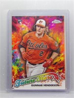 Gunnar Henderson 2023 Topps Chrome Insert Rookie