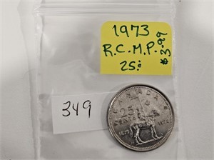 1973 RCMP - 25 CENT - CANADA