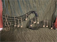 Metal Music Note Wall Decor