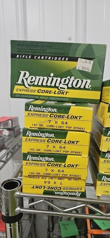 4-Remington 7×64 140 grain ONE MONEY