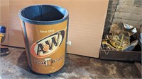 A& W Rootbeer Store Display Cooler