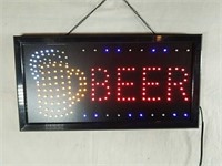 NEW LED SIGN "BEER"