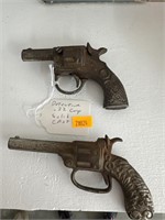 Detective.22 cap gun, solid cast iron