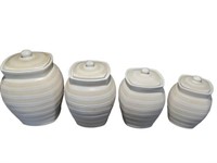 4 Canister Set-The Main Ingredients Ceramic Pantry