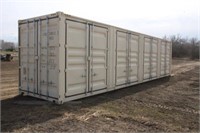 TMG 40' High Cube Side-Open Shipping Container