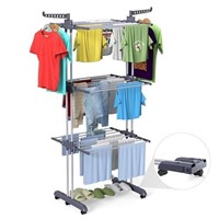Bigzzia Clothes Drying Rack, 67.7 Inch Laundry Dry