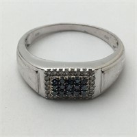 Sterling Silver 1/3ctw Diamond Ring