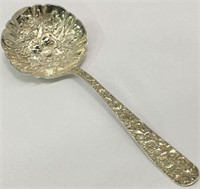 S. Kirk & Son Sterling Repousse Serving Spoon