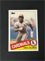 1985 Topps Traded Vince Coleman Rookie Card