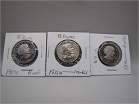 Lot of 3 Susan B. Anthony $1.00 Coins