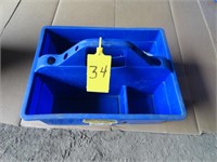 Blue Carry Tray and Brush (35-34)