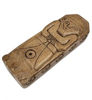 A Very Old Carved Stone Coffin Figure A Mystery?