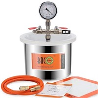 BACOENG 1.5 Gallon Stainless Steel Vacuum Chamber