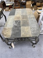 Stone Topped Coffee Table 48"L x 28"W x 22"H