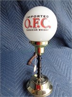 Imported O.F.C. Canadian Whiskey Table Light