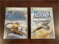 XBOX 360 BLAZING ANGELS 1&2 VIDEO GAMES