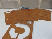 LArge & Small Stencils Lot (up to 12")