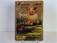 Rare Pokemon Gold Foil Flareon Vmax