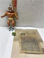 1982 Vtg Remco WARLORD Figure COMPLETE