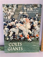 Baltimore Colts vs Giants Sept 15 1963 program