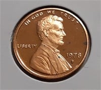 PROOF LINCOLN CENT- 1978-S