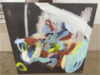 Abstract Painting on Canvas by Lola