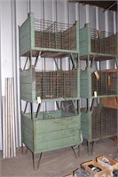 Stacking Steel & Wood Storage Bins