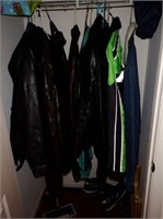 Entire Closet full of men’s 2XL leather jackets