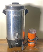 Coffee grinder/percolator