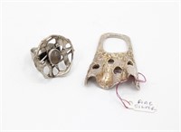 (2) Sterling Silver Ring & Bolo