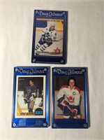 3 Doug Gilmour Hockey Cards In Holders