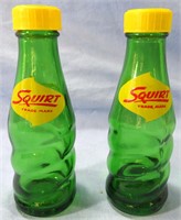 VINTAGE SQUIRT SALT AND PEPPER SHAKERS