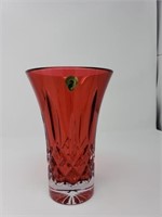 Waterford Cyrstal Lismore Ruby Vase