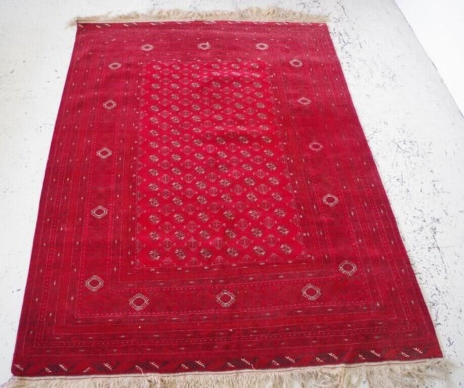 Large Afghan fine wool rug