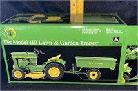 NIB John Deere Model 110 garden tractor never