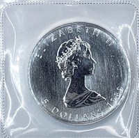 1989 Canadian Silver Maple Leaf