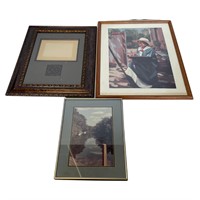 Vintage Framed Art Prints Collection