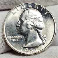 1961 Washington Quarter MS68