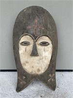 African Wood Carved Tribal Mask