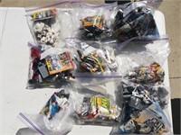 (9) Bags of Lego Sets