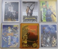 (6) SHAQUILLE O'NEAL CARDS WITH ROOKIE