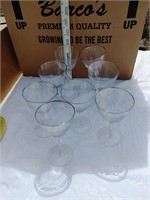 Set of 8 Wheat Glasses 6 1/2''