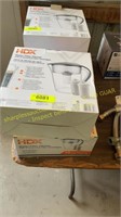 Two HDX Water Filter Pitchers w/ Filter Cartridges