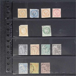 French Colonies Stamps Used and Mint, CV $160
